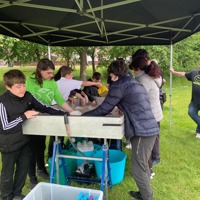 Levenmouth Academy pupils learn about rivers at river table workshop