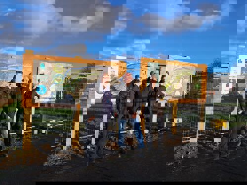 Rural Skills Scotland visit the River Park with Dave Paterson from Fife Council